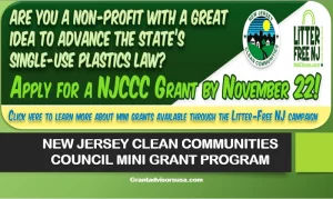 new jersey clean communities council, mini grant program,new jersey,grant,