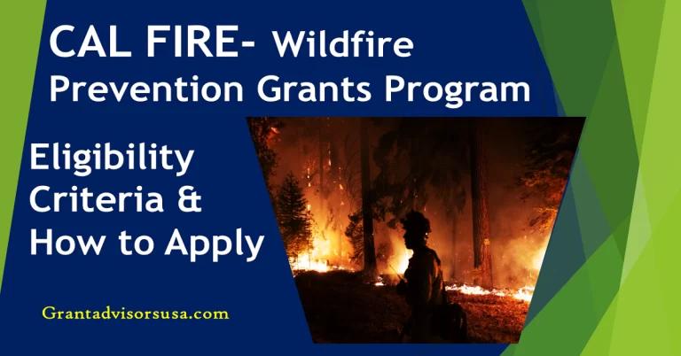 cal fire, wildfire prevention grants,