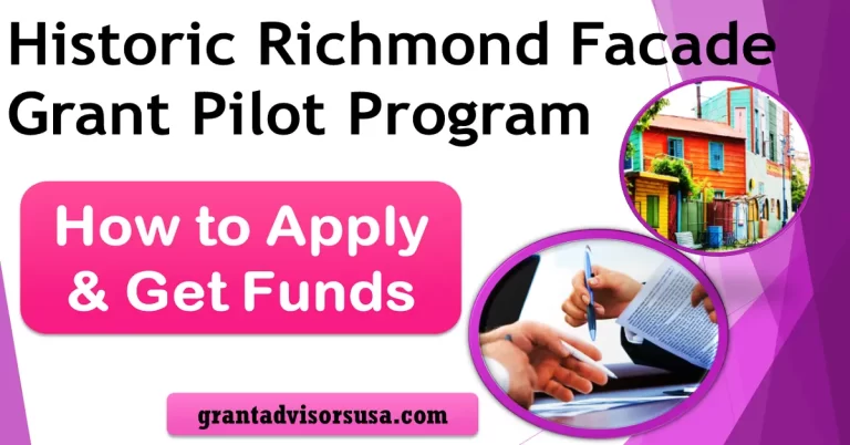 historic richmond facade grant pilot program,grant program,