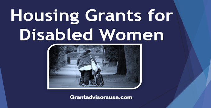 housing grants for disabled women