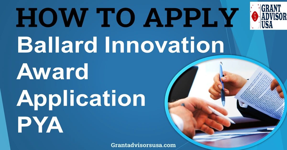 Apply for The PYA Ballard Innovation Award Application 2025