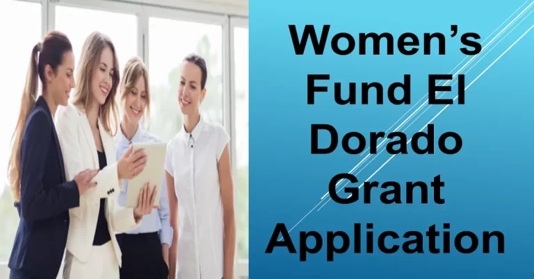 women’s fund el dorado grant application