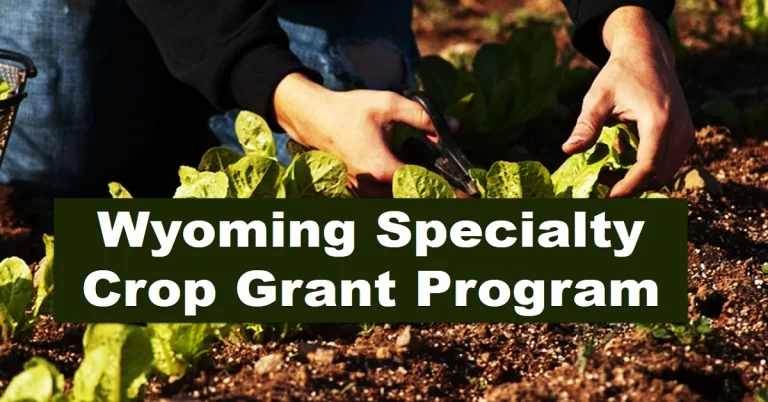 specialty crop grant program,wyoming,