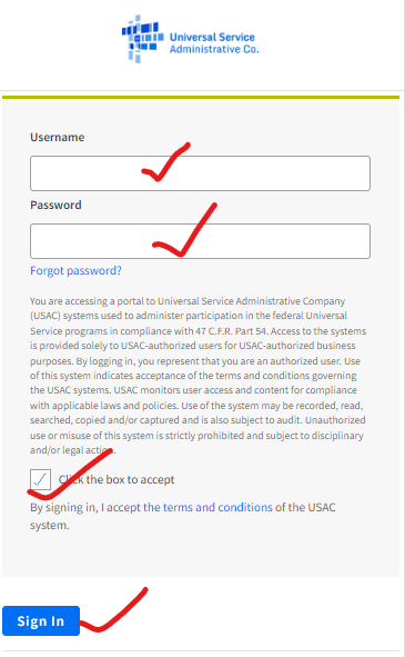 Lifeline national verifier sign in