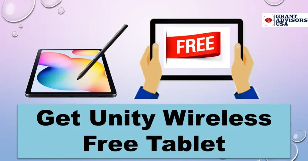 unity wireless free tablet