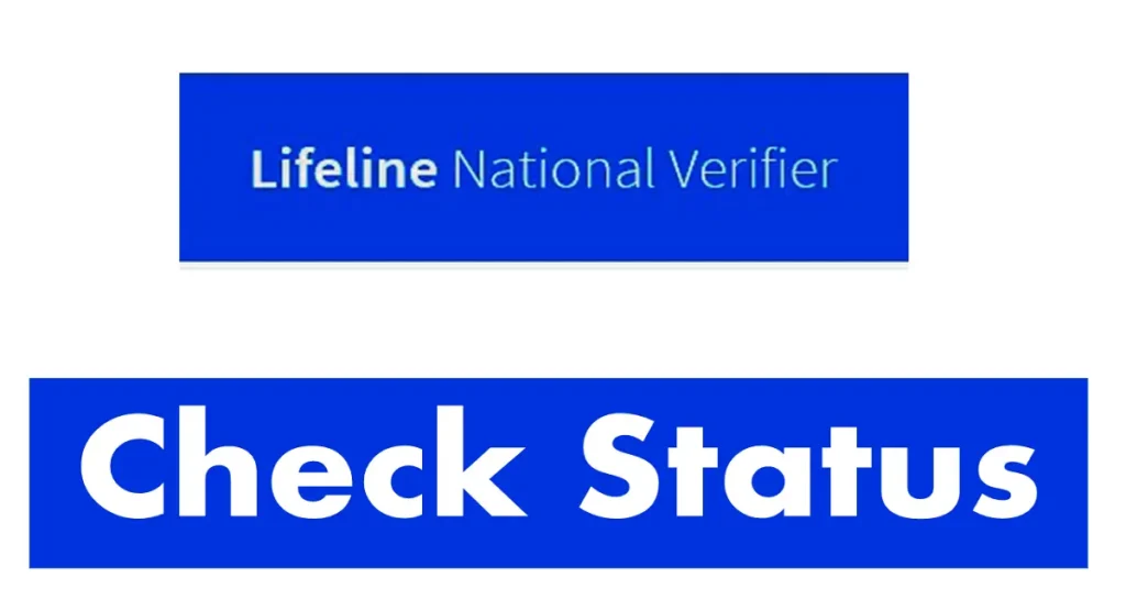 lifeline national verifier check status