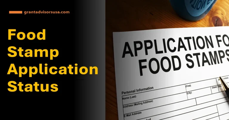 food stamp application status