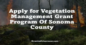 vegetation management grant program