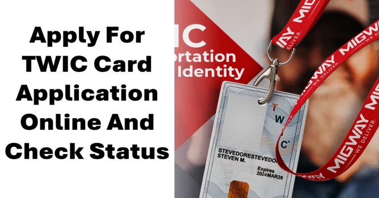 twic card application,