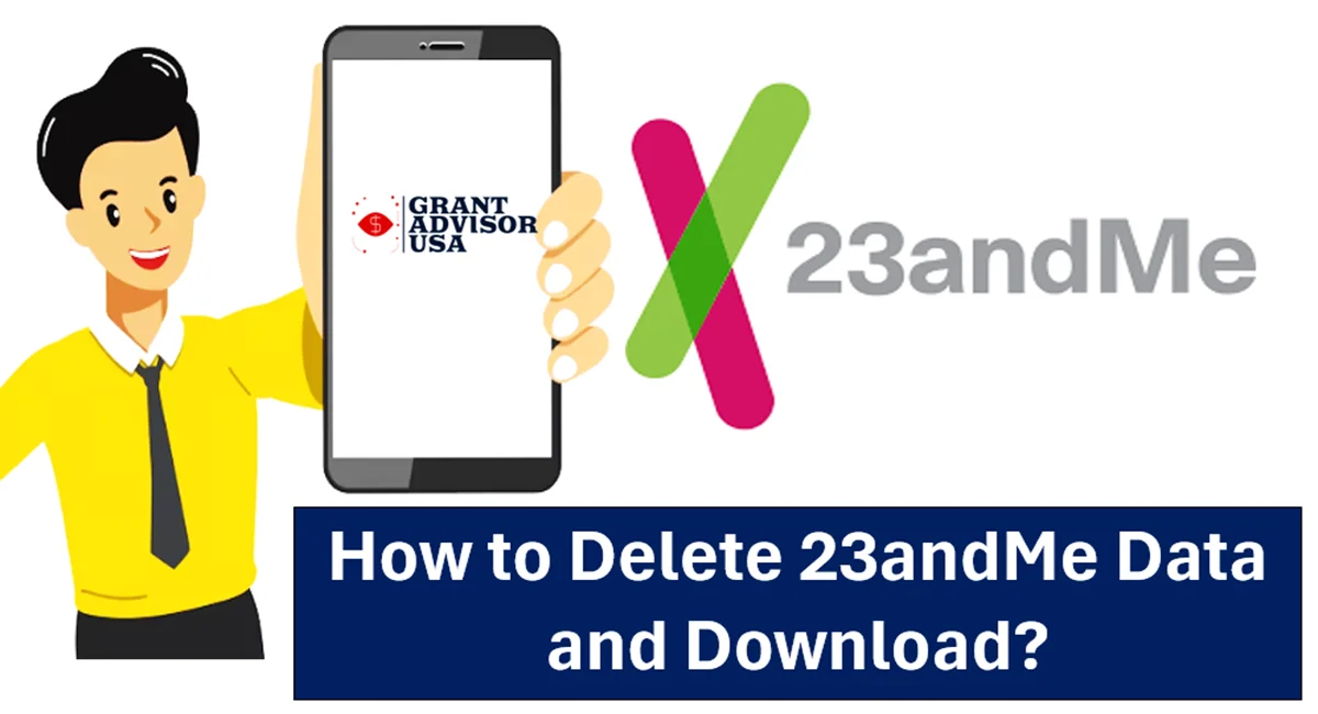 how to delete 23andme data