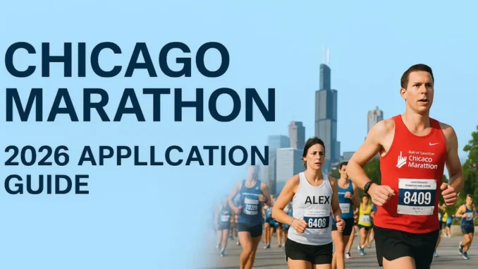 Chicago Marathon Application Chicago Marathon Application