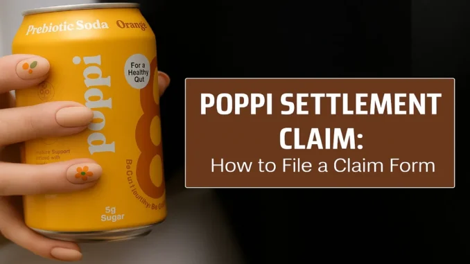 Poppi Settlement Claim Poppi Settlement Claim