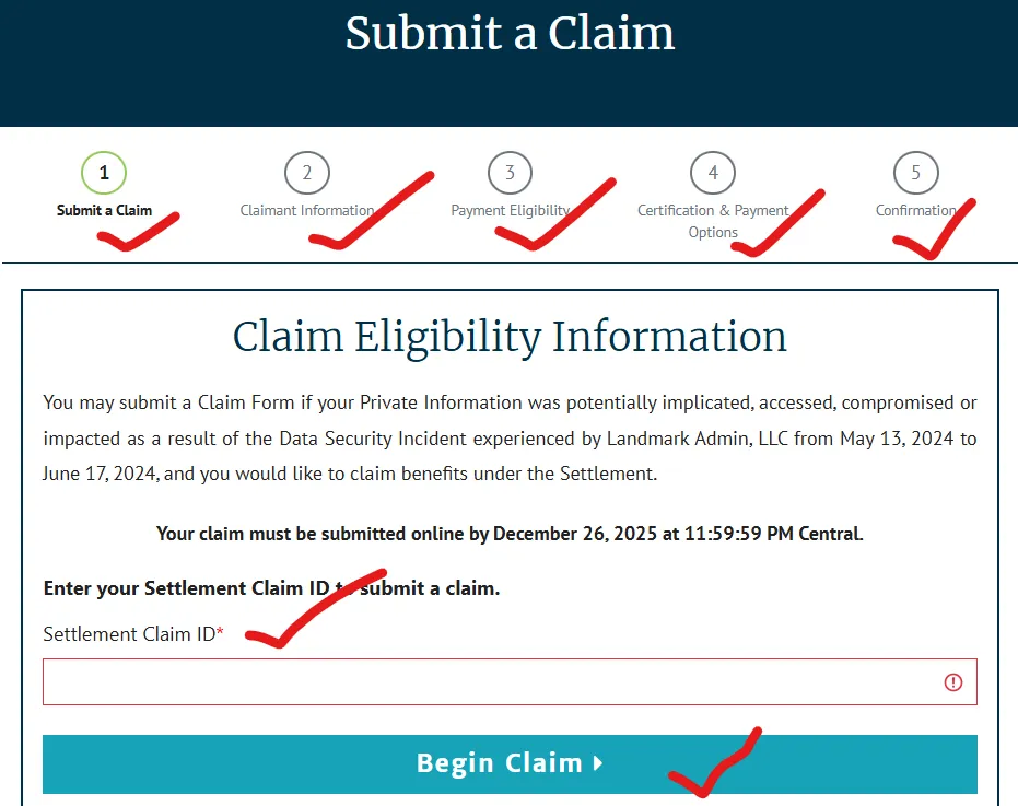 Landmark Admin Data Breach Settlement 2025, How to File a Claim Now landmark admin data breach settlement claim form
