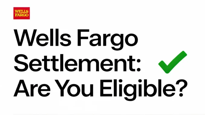 Wells Fargo Settlement Eligibility Payment